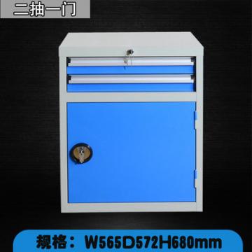重型工位柜-工具箱-工具柜-二抽一门单柜型