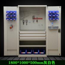 重型工业置物柜-存储柜-工具柜-工具箱-（二层板+三抽+门、背挂）