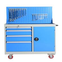 重型工具车-工具箱-工具柜-四抽一门+挂板组合型